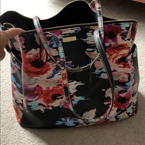 Kate Spade floral diaper bag w/wallet